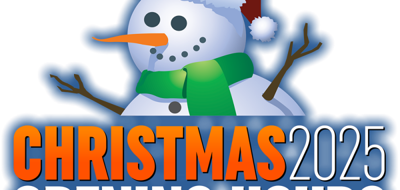 CHRISTMAS OPENING TIMES 2025